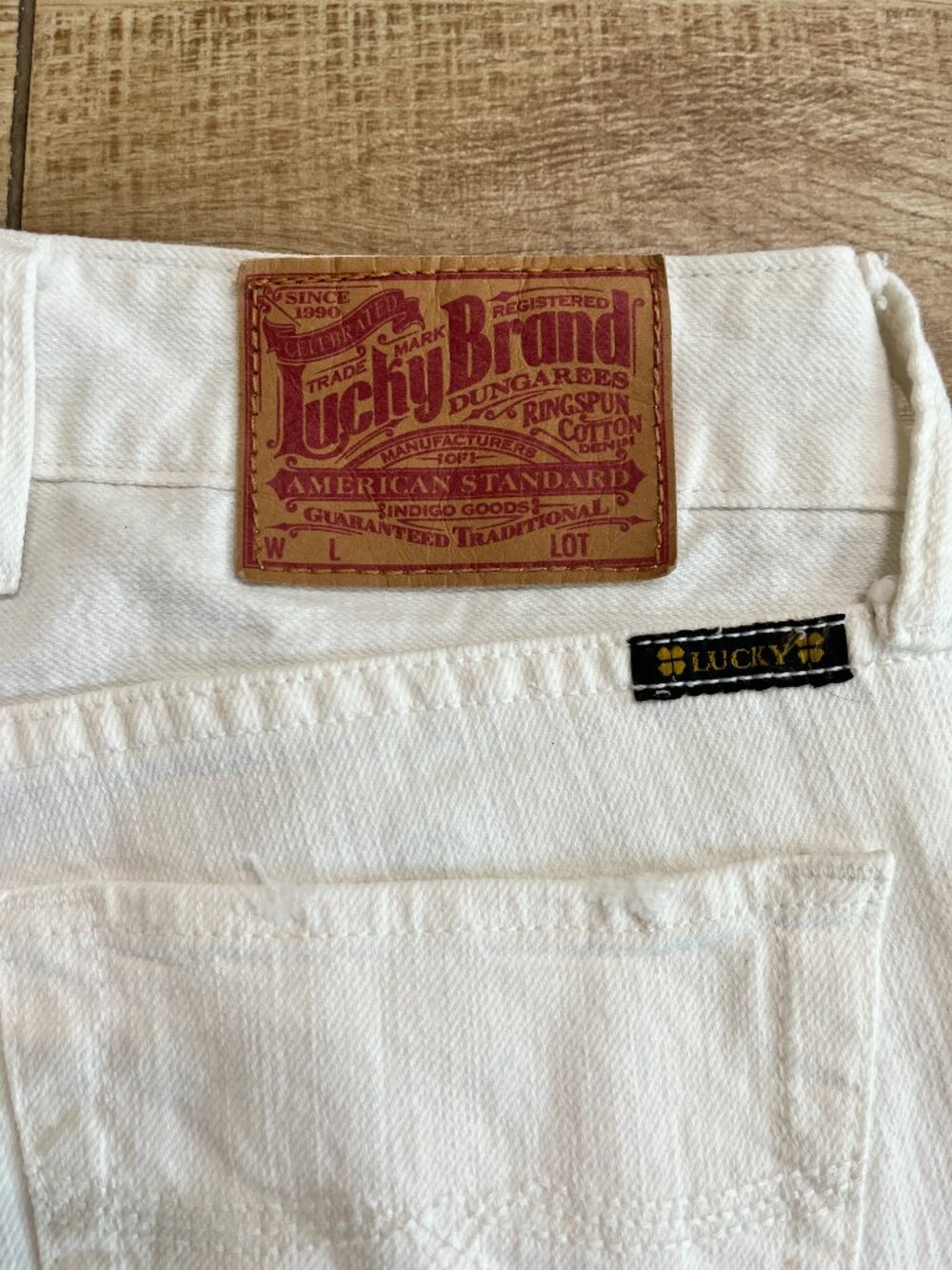 Womens Lucky Brand White Cropped Jeans - 0/25 - Picture 6 of 8